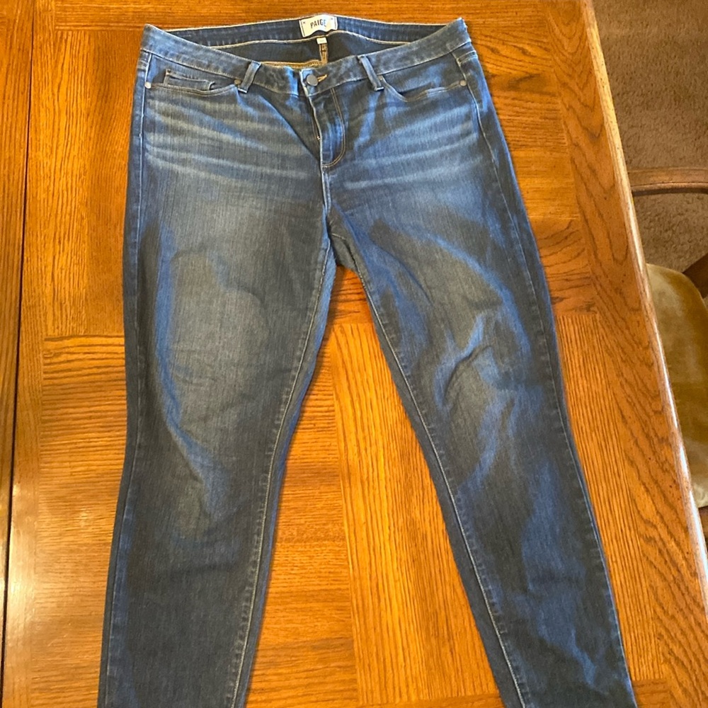 Gently used PAIGE Verdugo Ankle jeans Size 33